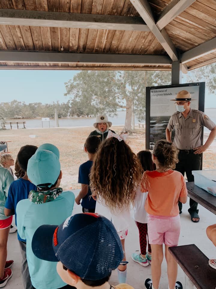 Discovery Day Academy students on a field expedition
